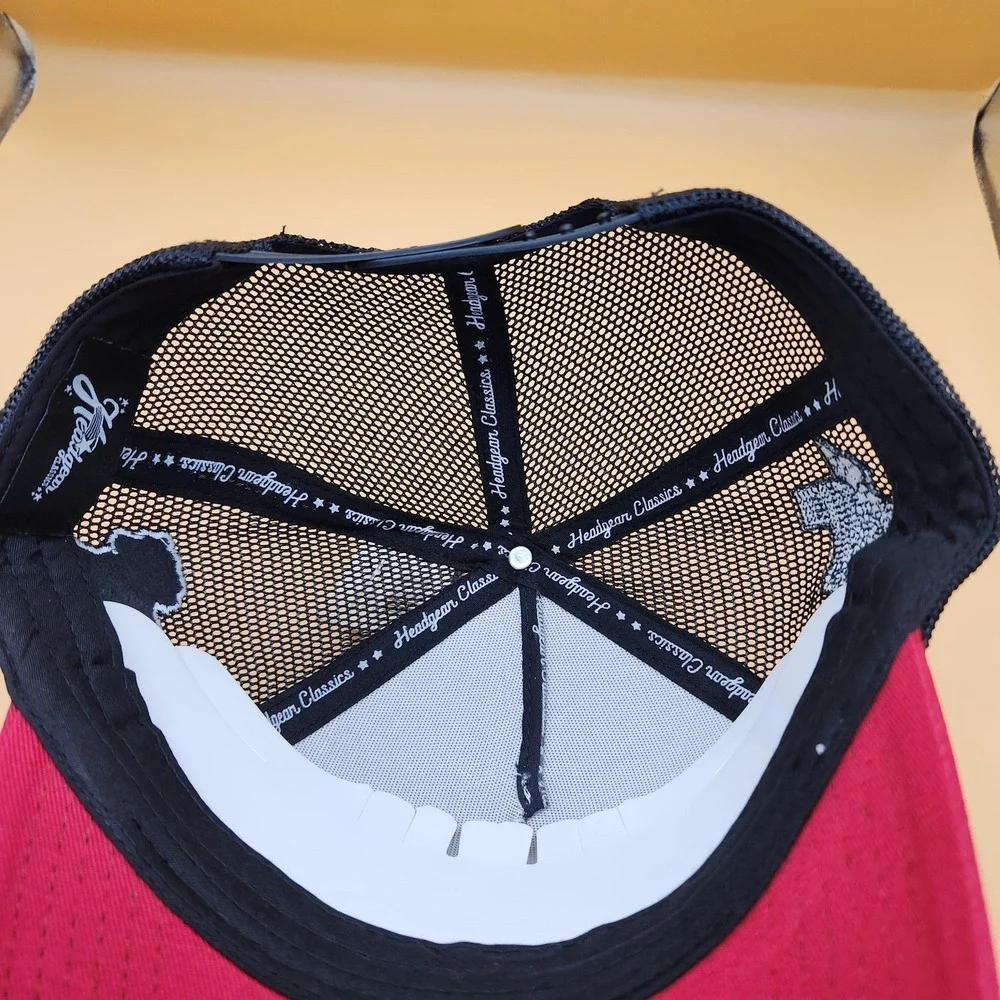 Houston Texas Hat Cap Snap‎ Back One Size Red White Black Trucker Greetings Mens